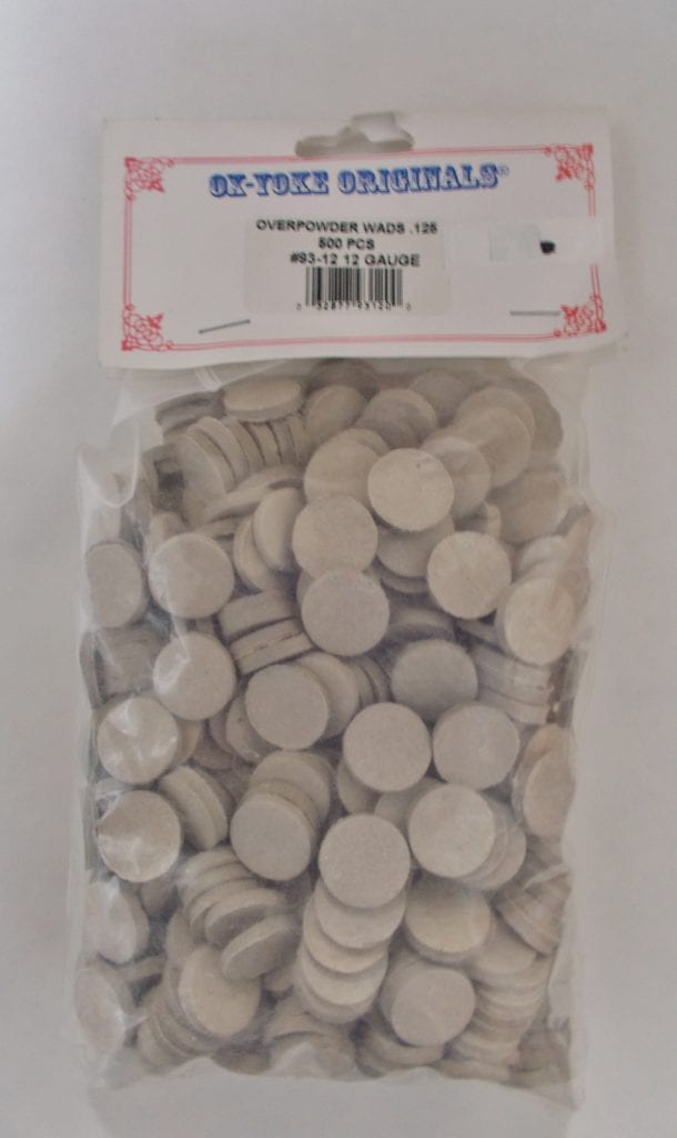 12 GA OVER POWDER CARDS 500 PKG | Muzzle Loading and More